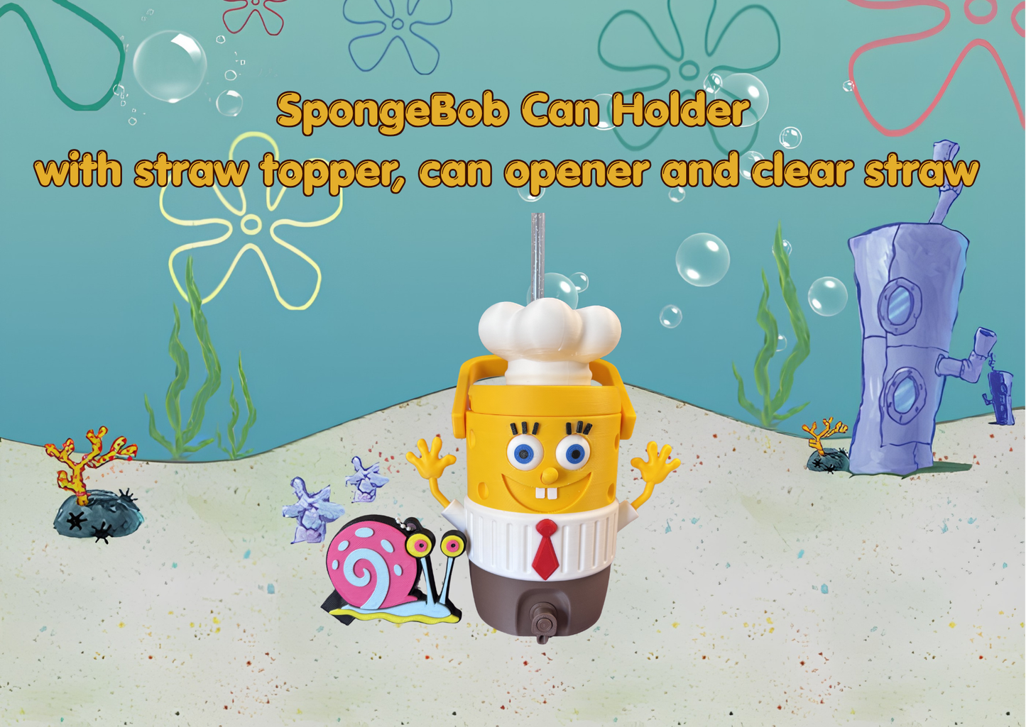 SpongeBob Can Holder