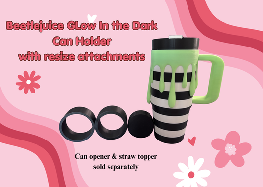 HK Beetlejuice Glow in The Dark Universal Can Holder