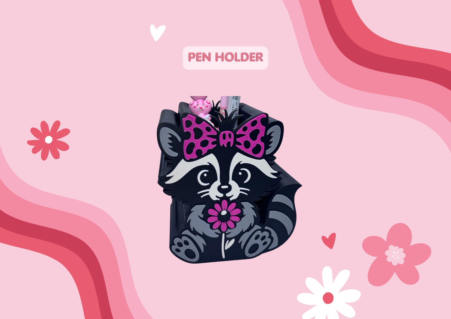 RACOON PEN HOLDER